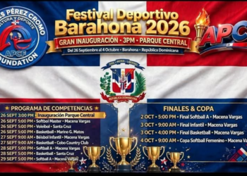 ANUNCIAN la celebración del Festival Deportivo Barahona 2026 con un amplio calendario de competencias