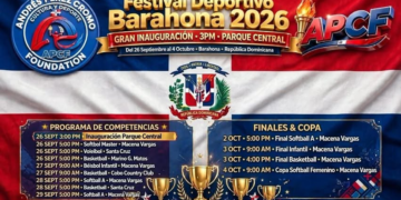 ANUNCIAN la celebración del Festival Deportivo Barahona 2026 con un amplio calendario de competencias