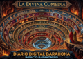 LA DIVINA COMEDIA, la obra maestra de Dante Alighieri, con un extraordinario resumen, exponiendo los nueve circulos céntricos del infierno